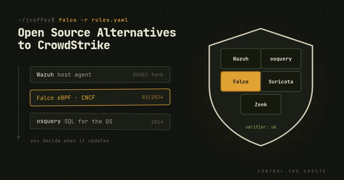 Open Source Alternatives to CrowdStrike