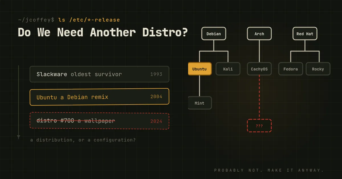 Do We Really Need Another Linux Distribution?