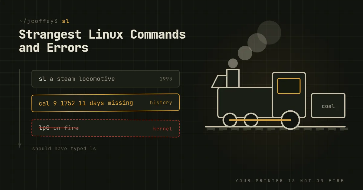 Strangest Linux and Unix Commands and Errors