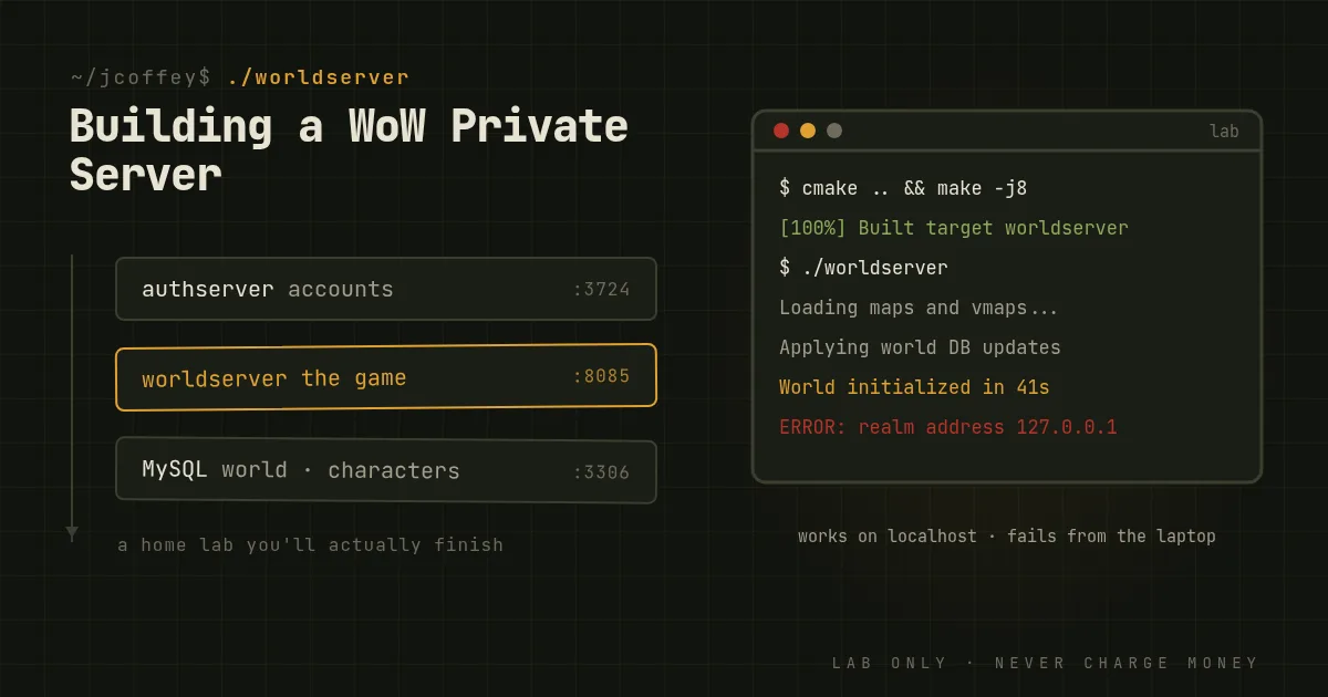 What You Can Learn from Building a World of Warcraft Private Server