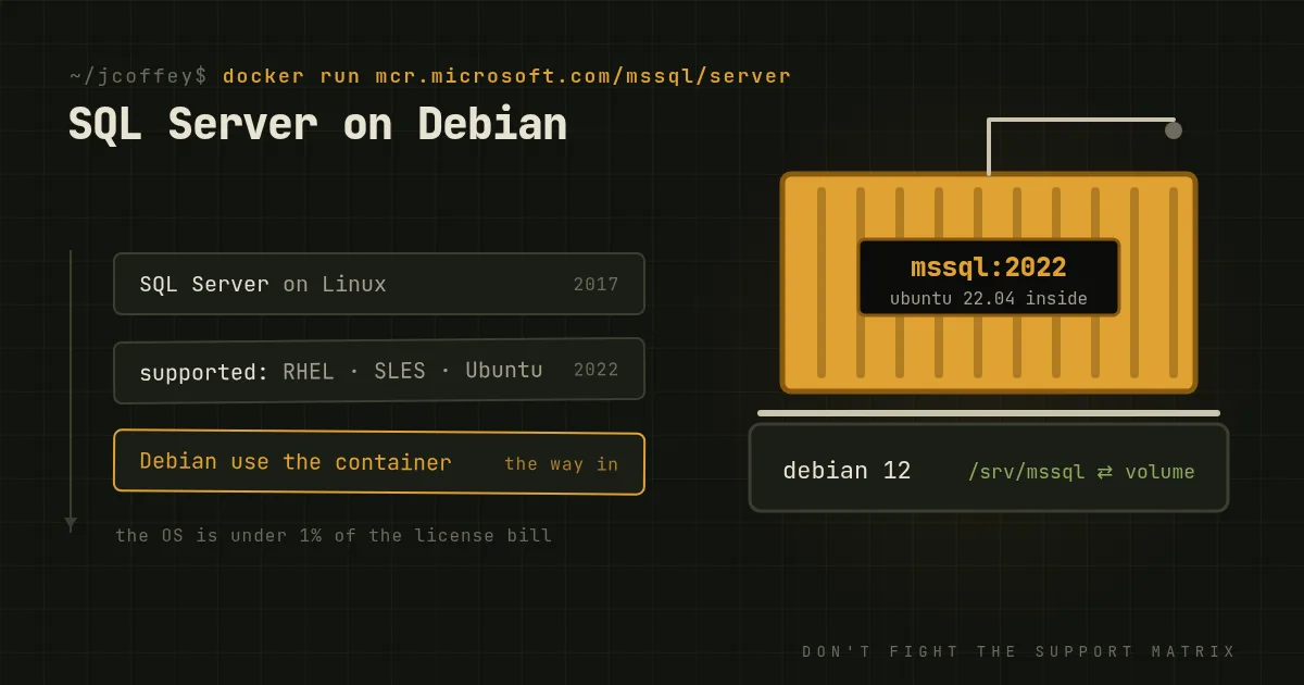 Why Choose a Debian Server for MS SQL